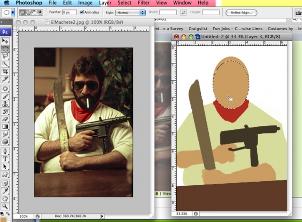 Creation of Say Hello To My Little Friend: Step 5
